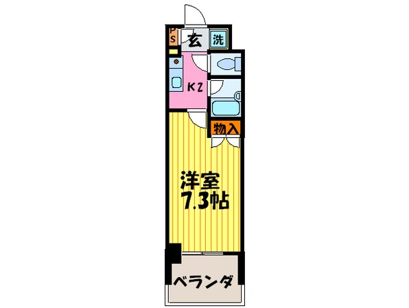 サンシティ四条西洞院の物件間取画像